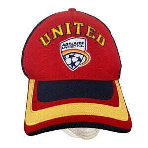 A League Adelaide United FC Adjustable Cap Cooper Sports Football Soccer